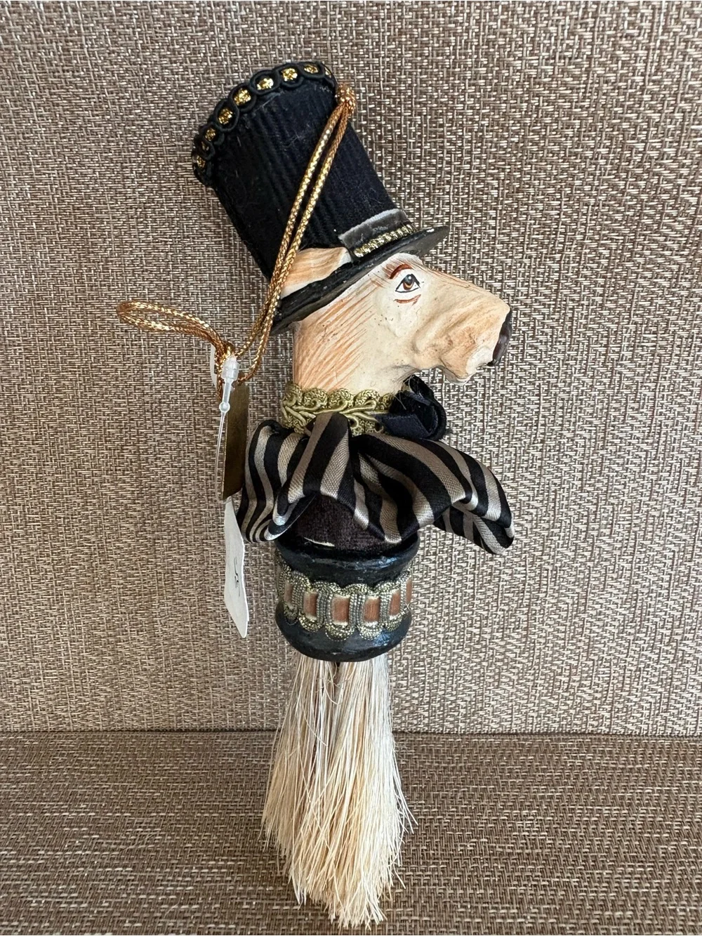 Katherine’s Collection Airedale Terrier Christmas Tree Ornament Dapper Dog NWT
